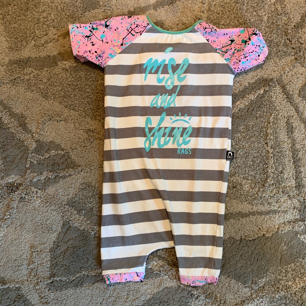 RAGS TO RACHES-Short Sleeve ‘Rise and Shine’-5/6T